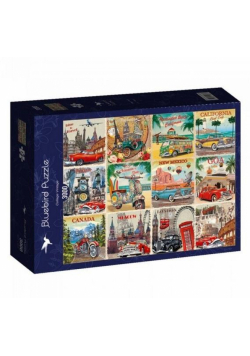 Puzzle 3000 Stare plakaty z autami