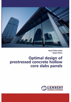 Optimal design of prestressed concrete hollow core slabs panels