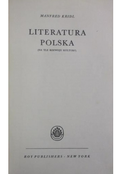 Literatura Polska 1945 r