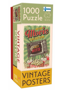 Puzzle 1000 Vintage Retro Movie Collection