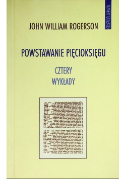 Powstanie pięcioksięgu
