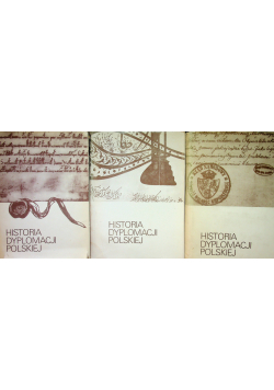 Historia dyplomacji polskiej  tom 1 do 3