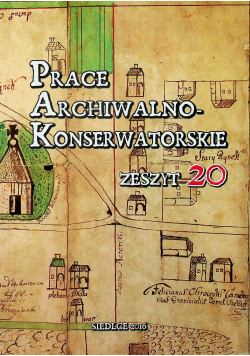 Prace archiwalno konserwatorskie zeszyt 20