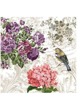 Serwetki Uroczy ogród 33x33cm 20szt