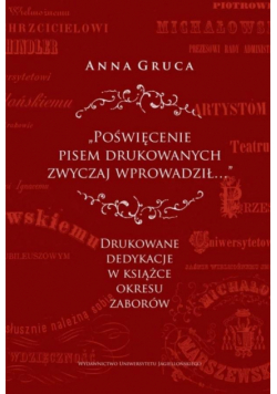 Poświęcenie pisem drukowanych zwyczaj wprowadził..