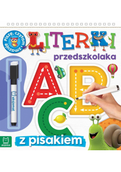 Literki przedszkolaka 5-6 lat, seria z pisakiem...