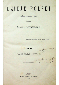 Dzieje Polski tom II 1862r
