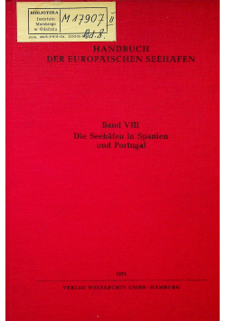Handbuch der europaischen seehafen band VIII