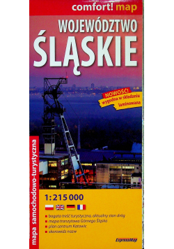 Comfort!map Województwo śląskie 1:215 000 mapa