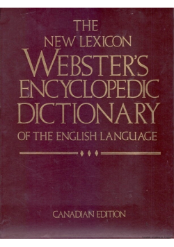 The New Lexicon Websters encyclopedic dictionary of the english language