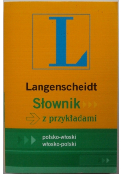 Langenscheidt słownik z przykladami polsko włoski