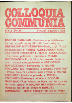 Colloquia Communia nr 1 3