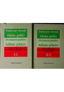 Podręczny słownik włosko polski tom 1 i 2
