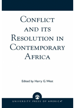 Conflict and its Resolution in Contemporary Africa