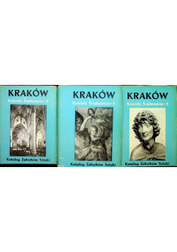 Kraków Kościoły Śródmieścia 2 3 tomy