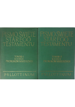 Pismo Święte Starego Testamentu Tom XII-1 i Tom XII-2