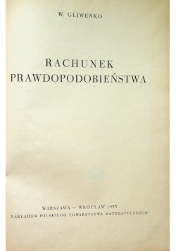 Rachunek prawdopodobieństwa