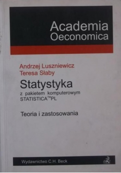 Statystyka z pakietem komputerowym Statistica z płytą CD