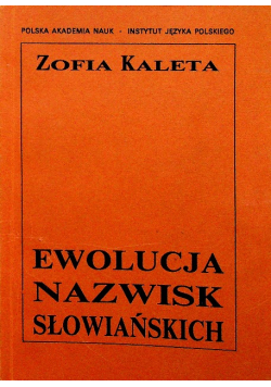 Ewolucja nazwisk słowiańskich