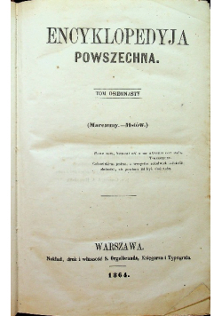 Encyklopedyja powszechna S Orgelbranda Tom XVIII