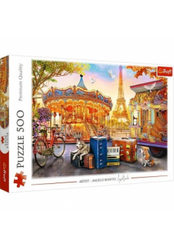 Puzzle 500 Wakacje w Paryżu TREFL