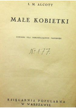 Małe kobietki ok 1930 r.
