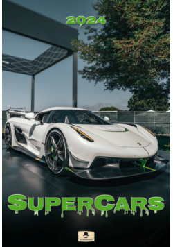 Kalendarz 2024 A3 ścienny Super Cars