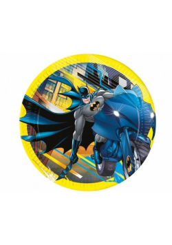 Talerzyki papierowe Batman 23cm 8szt