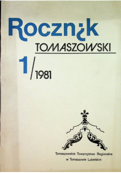 Rocznik Tomaszowski numer 1