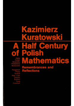A Half Century of Polish Mathematics