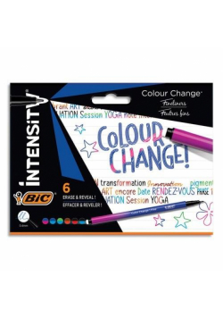 Markery Intensity Color Change 6szt mix BIC