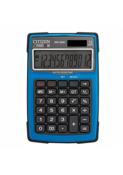 Kalkulator Citizen WR-3000 niebieski