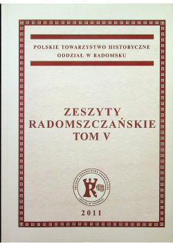 Zeszyty Radomszczańskie Tom V