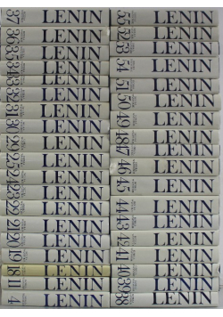 Lenin Dzieła wszystkie 37 tomów