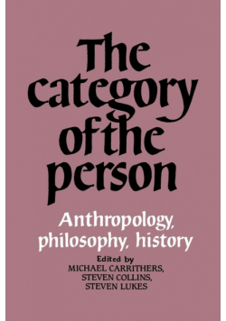 The Category of the Person