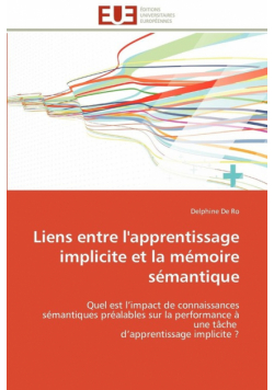 Liens entre l'apprentissage implicite et la mémoire sémantique