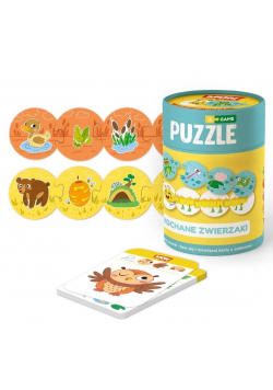 Puzzle dwustronne 4x6 Kochane zwierzaki