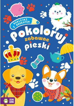 Pokoloruj zabawne pieski