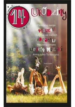 Kartka okolicznościowa Urodziny 14 U92