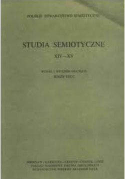 Studia semiotyczne XIV - XV