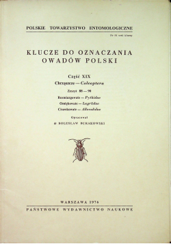 Klucze do oznaczania owadów Polski Część XIX Zeszyt 88 - 90