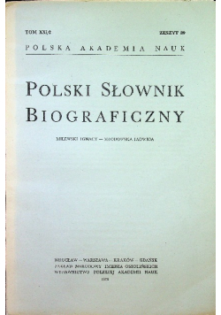 Polski słownik biograficzny tom XXI Nr 2 zeszyt 89