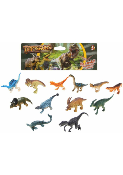 Zestaw dinozaurów 12szt