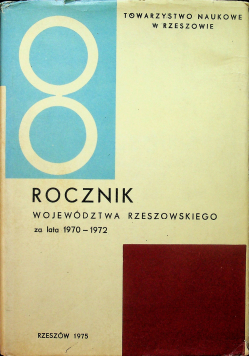Roczniki województwa rzeszowskiego za lata 1970 1972