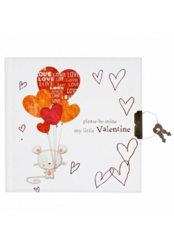 Pamiętnik na kłódkę Valentine