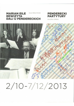 Rewizyta Dali u Pendereckich / Penderecki Partytury