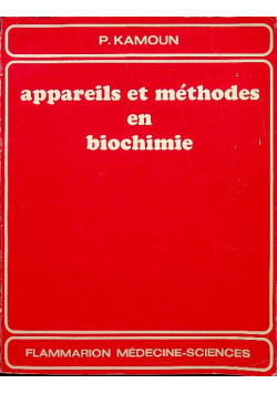 Appareils et methodes en biochimie