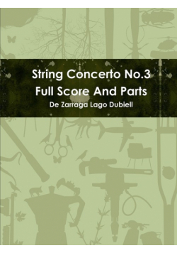 String Concerto No.3 Full Score and Parts