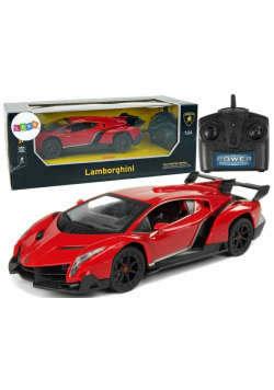 Auto zdalnie sterowane 1:24 Lamborghini czerwone