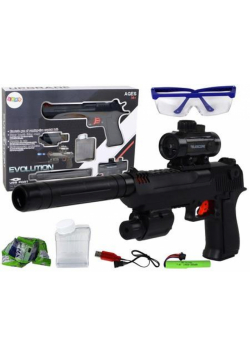 Pistolet elektryczny na kulki wodny czarny 20m